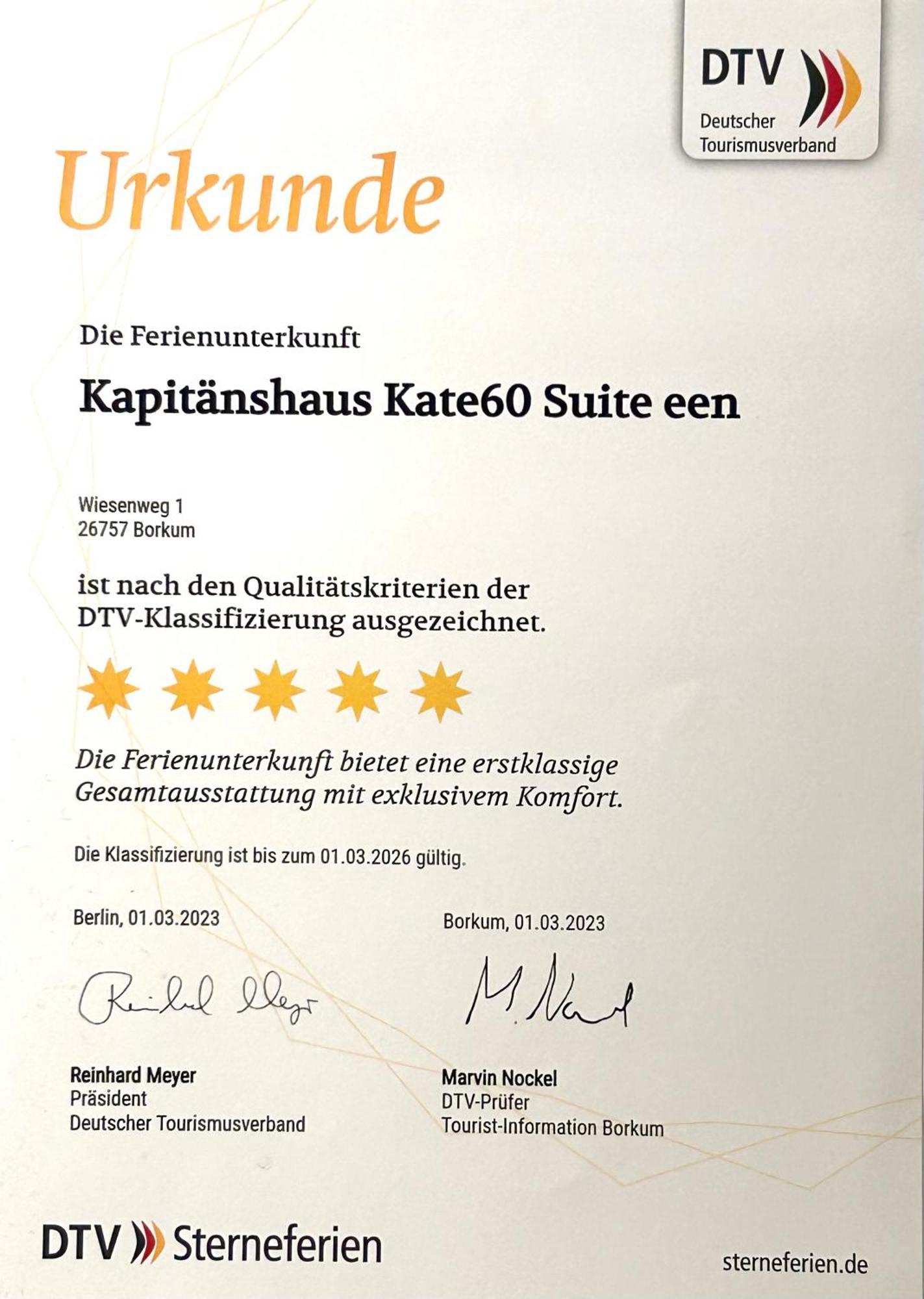 Kapitaenshaus Kate60 Vila Borkum Exterior foto