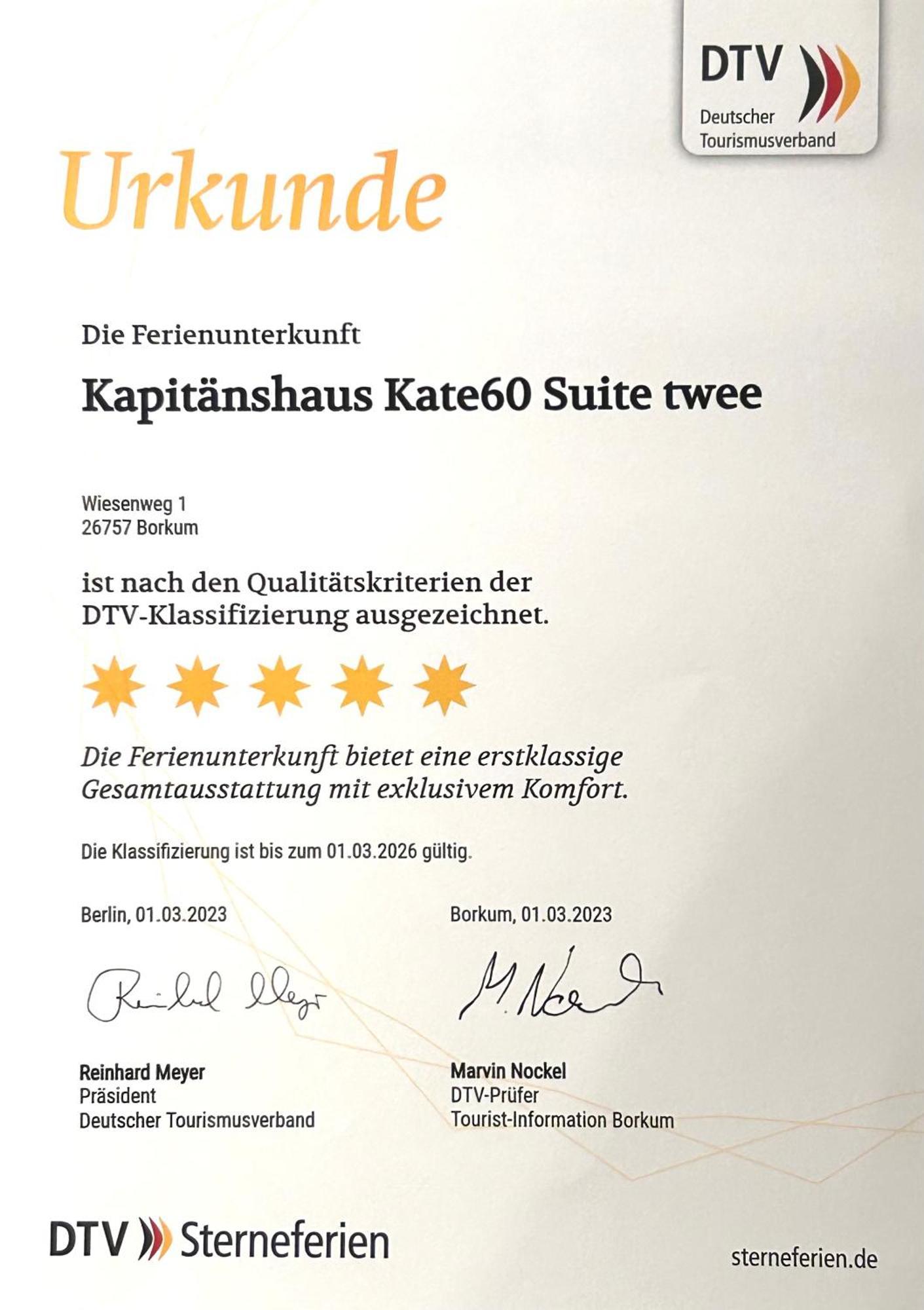 Kapitaenshaus Kate60 Vila Borkum Exterior foto